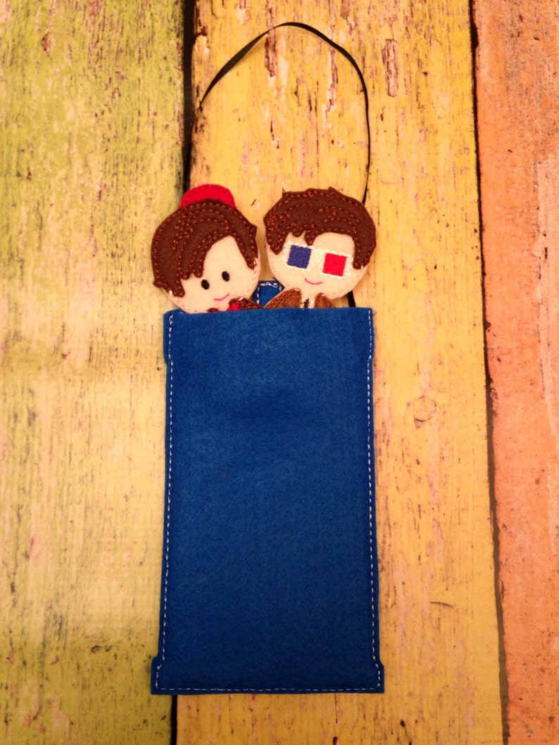 The doctor inspired finger puppet busy bag set image 3