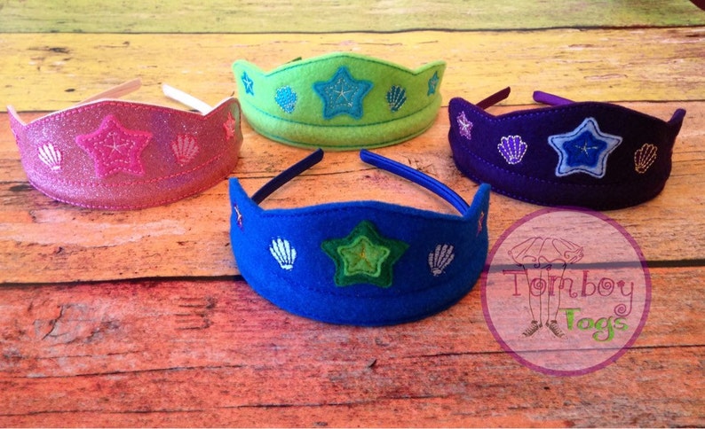 pretend play Seashell crown dress up