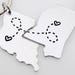 Long distance relationship - State maps - Matching set of 2 Keychains LDR Best friends Going away to college Gift for long distance parents