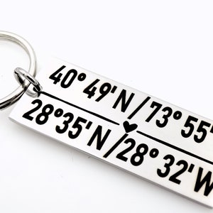 Custom Coordinates keychain Choose your locations image 7