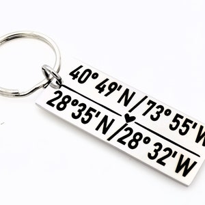 Custom Coordinates keychain Choose your locations image 4