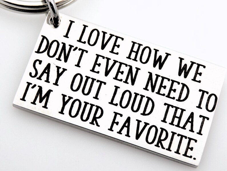 Father's Day or Mother's Day gift Your favorite Child Keychain image 1