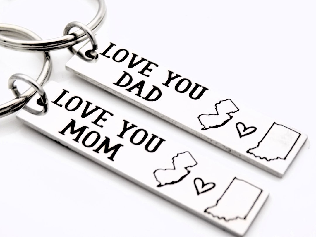 Buy Long Distance Parent Gift Love You Mom and Dad Choose ANY ...