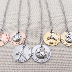 Long distance couples gift matching set i&#39;ll be there and i&#39;ll be waiting great gift for long distance girlfriend or boyfriend his or her