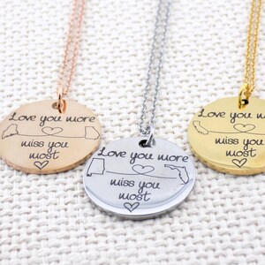 Long distance gift - Gift for Girlfriend - Choose your locations Any State Country or Province