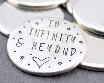 Pewter Pocket Stone: To Infinity and Beyond, Empowerment Gift