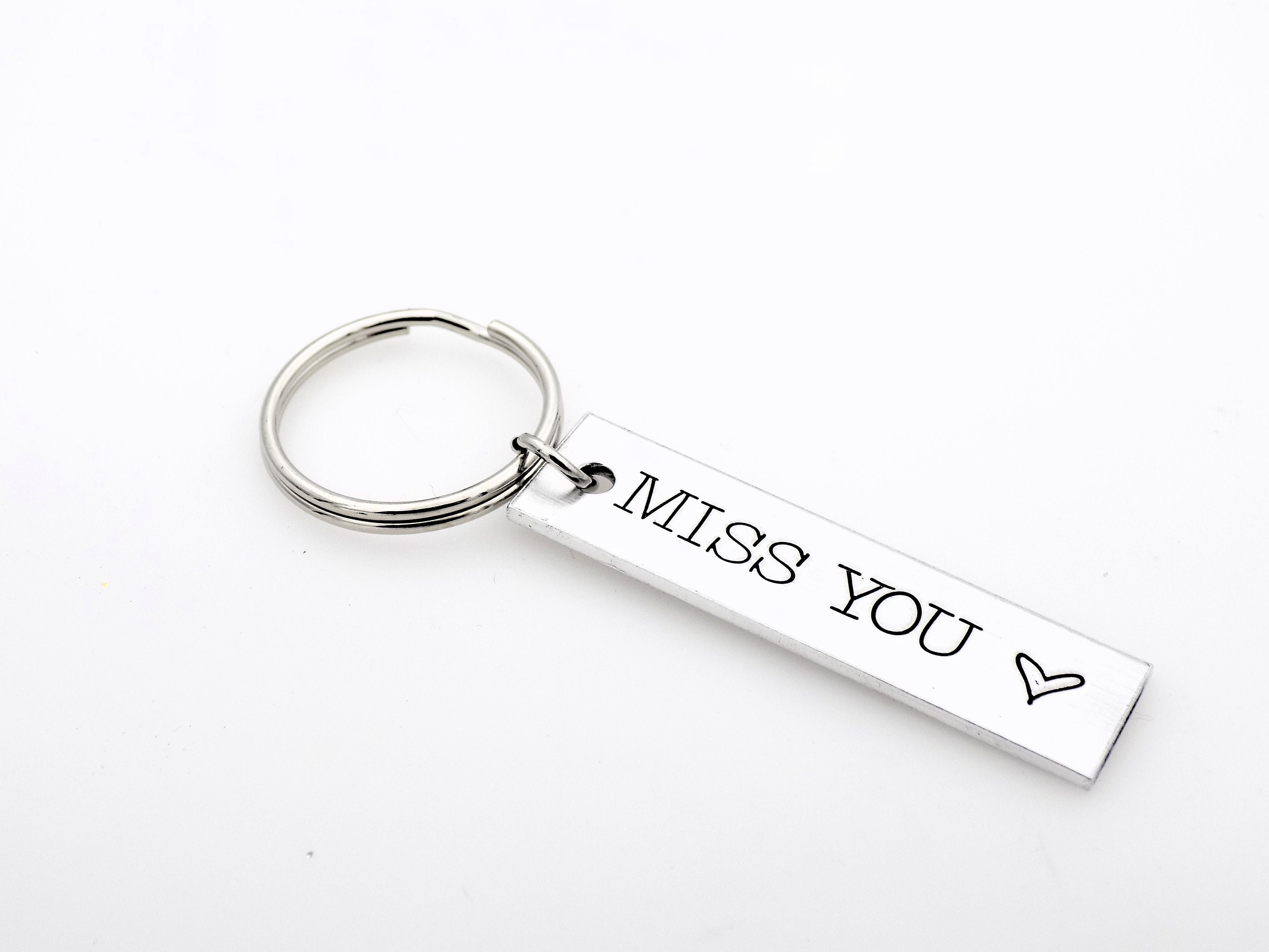 Long Distance Relationship Key Chain Miss you LDR Long | Etsy