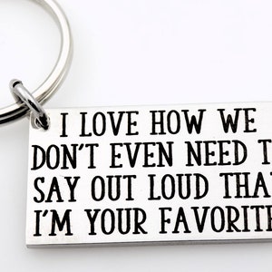 Father's Day or Mother's Day gift Your favorite Child Keychain image 2