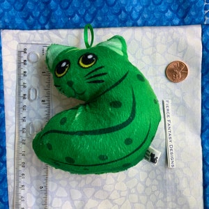 Pickle Cat Plushies, pickles, green, plush image 5