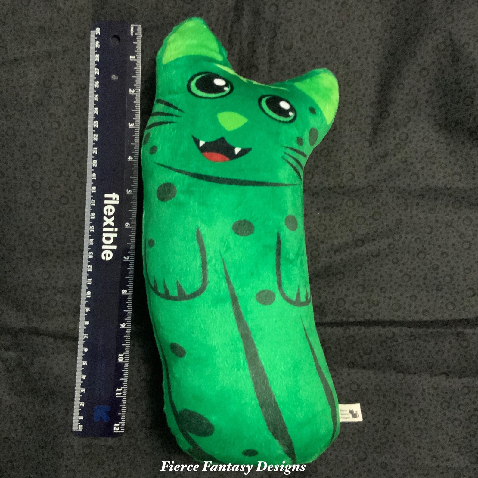 Pickle Cat Plush Large Etsy