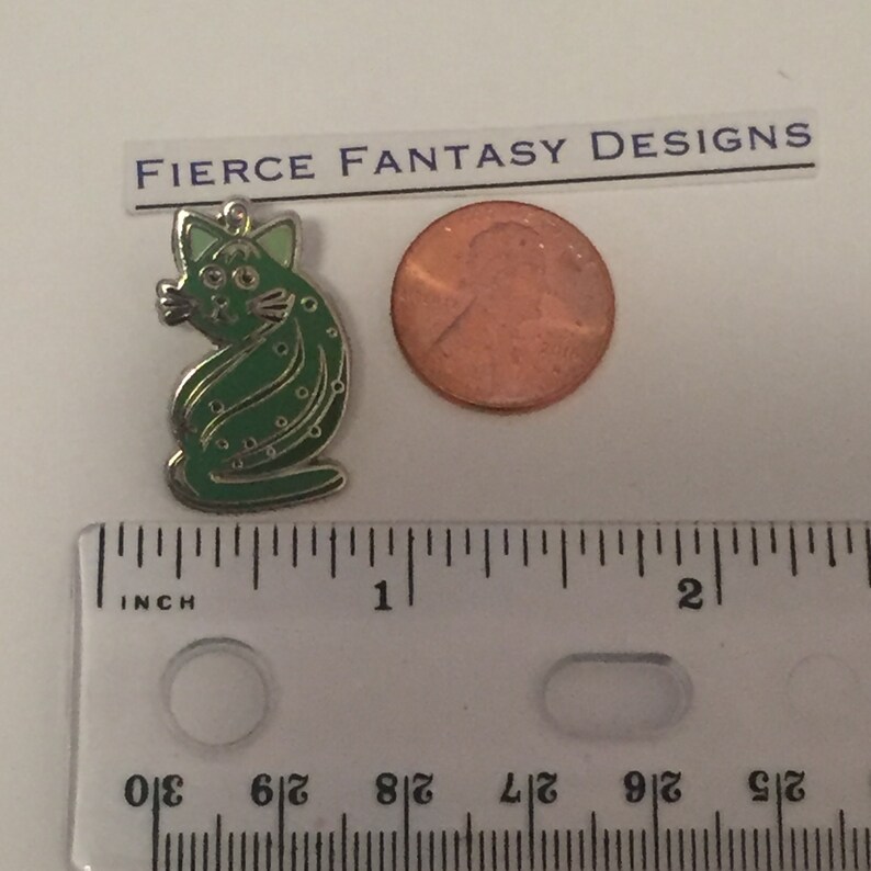 Pickle Cat enamel pin image 4