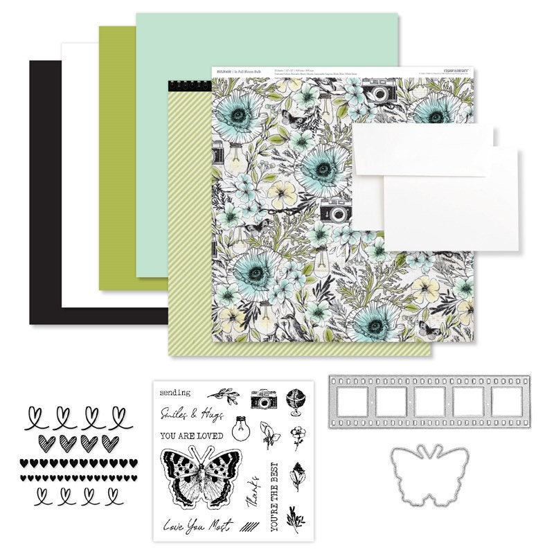 G1252 in Full Bloom Cardmaking Kit - Etsy