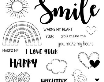 D2190 - Your Smile Stamp Set - USED