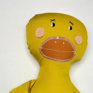 Waddles the Duck // READY TO SHIP // stuffed duck plushie, duck plush animal, stuffed animal duck