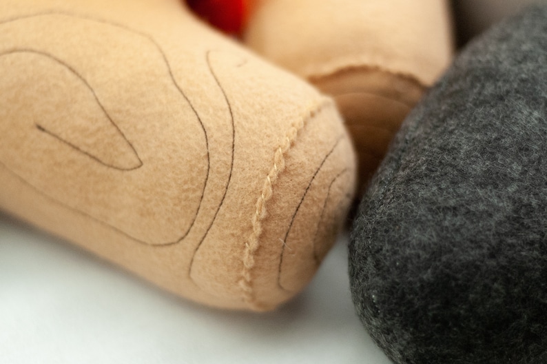 Set de fogatas de fieltro // LISTO PARA ENVIAR // Juego de | Etsy