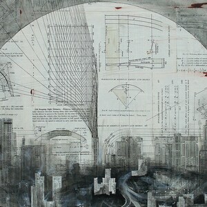 Smartphone iPhone Cell Phone Wallpaper Digital Download | mixed media art | paper collage | wallpaper phone | mobile wallpaper