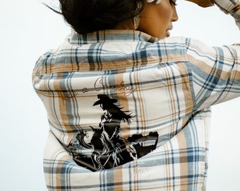 Ride a Cowboy Flannel