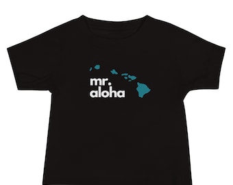 Sr. Aloha Hawaii Camisa para niños pequeños Hawaii Camisa para niños pequeños de vacaciones