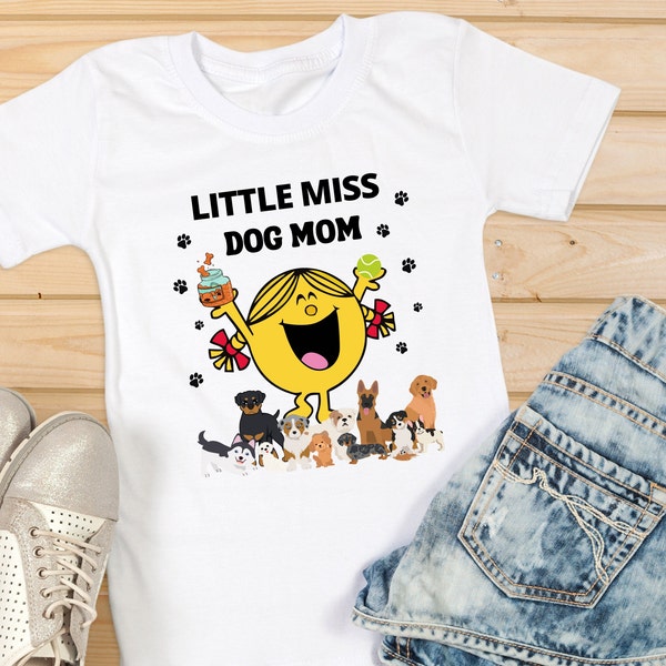 Petite Miss Chien Maman Tshirt Petite Miss Chien Maman Chemise Femme Chien Maman Chemise Dames Chien Maman Chemise