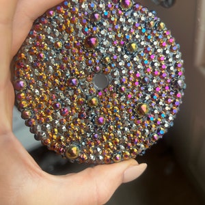 Rhinestoned Lid & Logo for 24oz Starbucks Snowglobe Tumbler