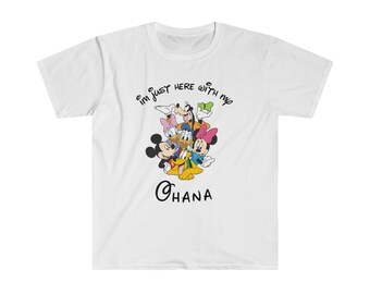 Acabo de estar aquí con mi camiseta de Mickey Mouse disney de la familia Ohana