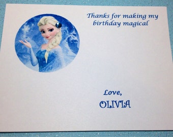 Frozen thank you | Etsy