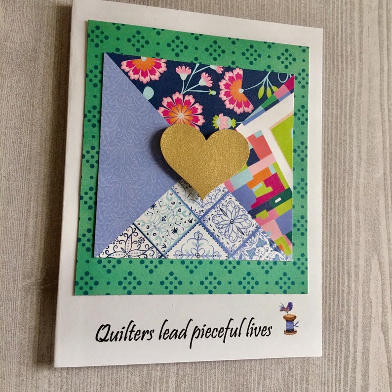 Quilter Cards Quilting Note Cards Handmade Card for Quilter Etsy