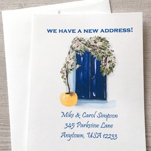 Moving Cards Moving Announcement Cards Change of Address Cards Handmade Cards by DesignsbyAliA New Address Cards