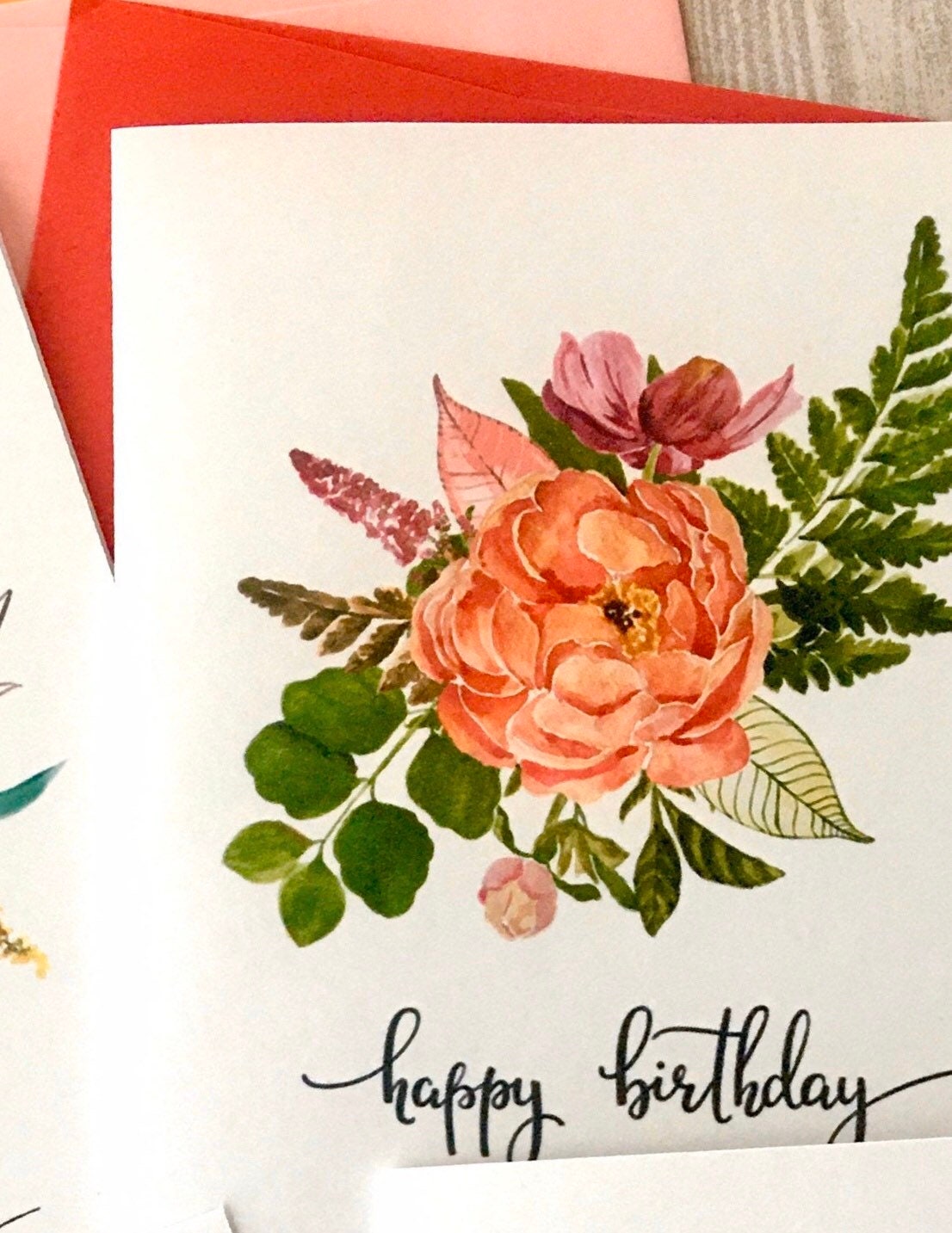 Bright Blooms watercolor flowers - greeting card set perfect for birthday,  anniversary, thanks — Circle of Life Photography and Design