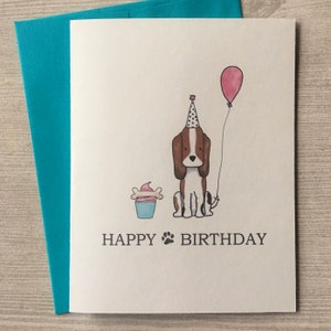 Dogs Birthday Card Set, Birthday Card Set, Cards for Dog, Birthday Card ...
