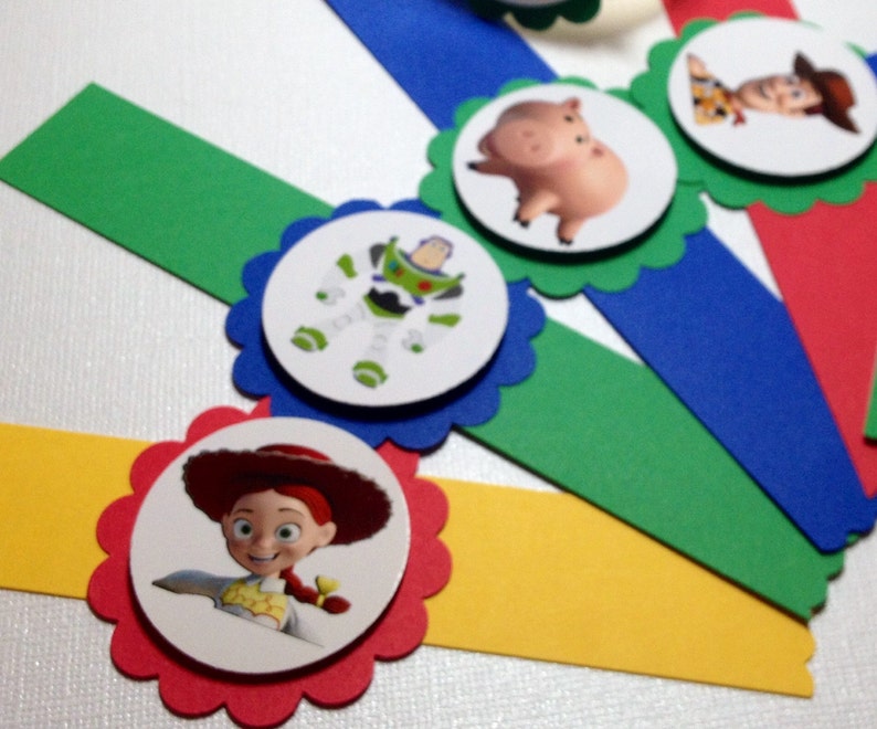 SET of 12 Toy Story Napkin Rings Toy Story Bottle Wraps Toy Etsy