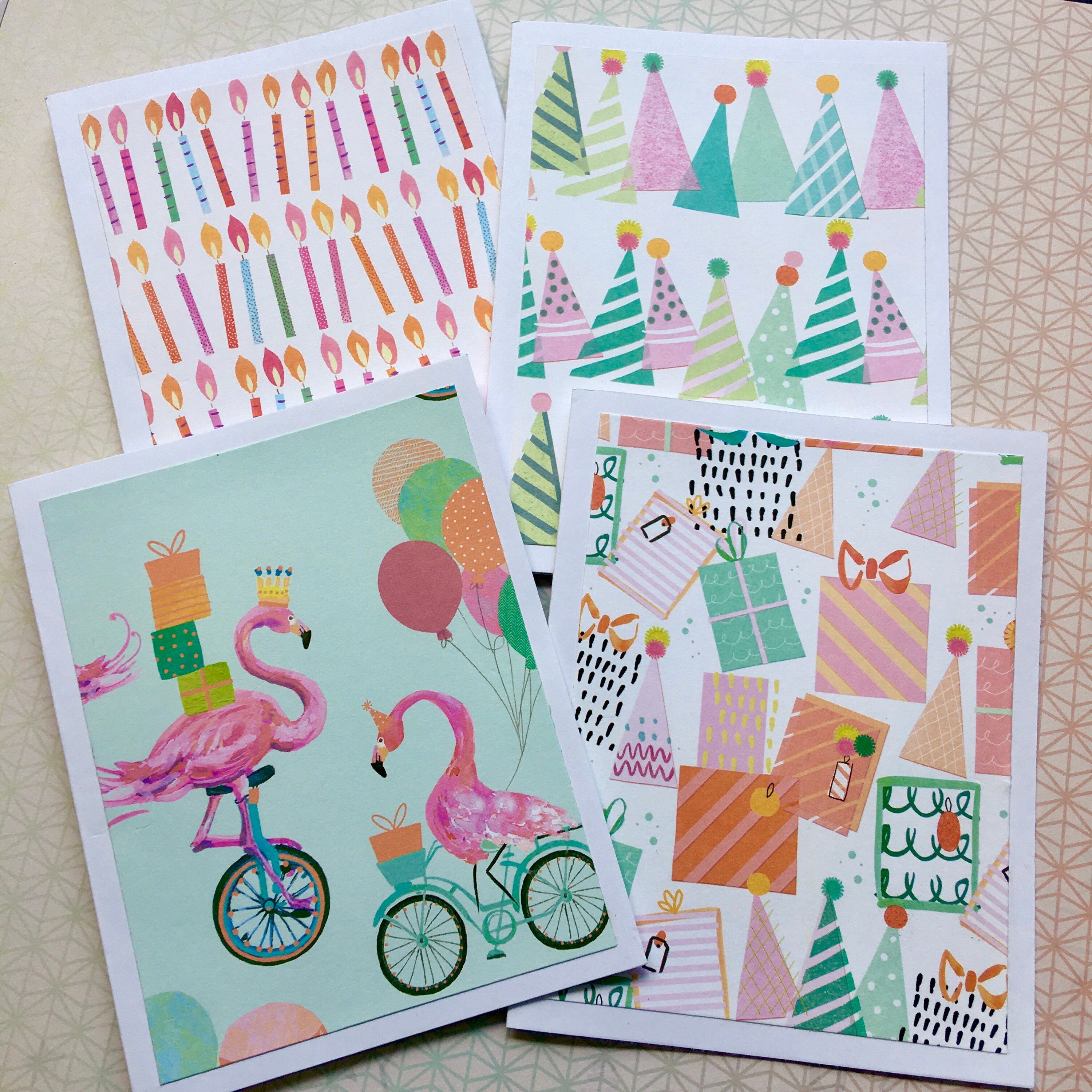 Birthday Cards, Set of 10 Handmade Birthday Cards, Assorted Card Set ...