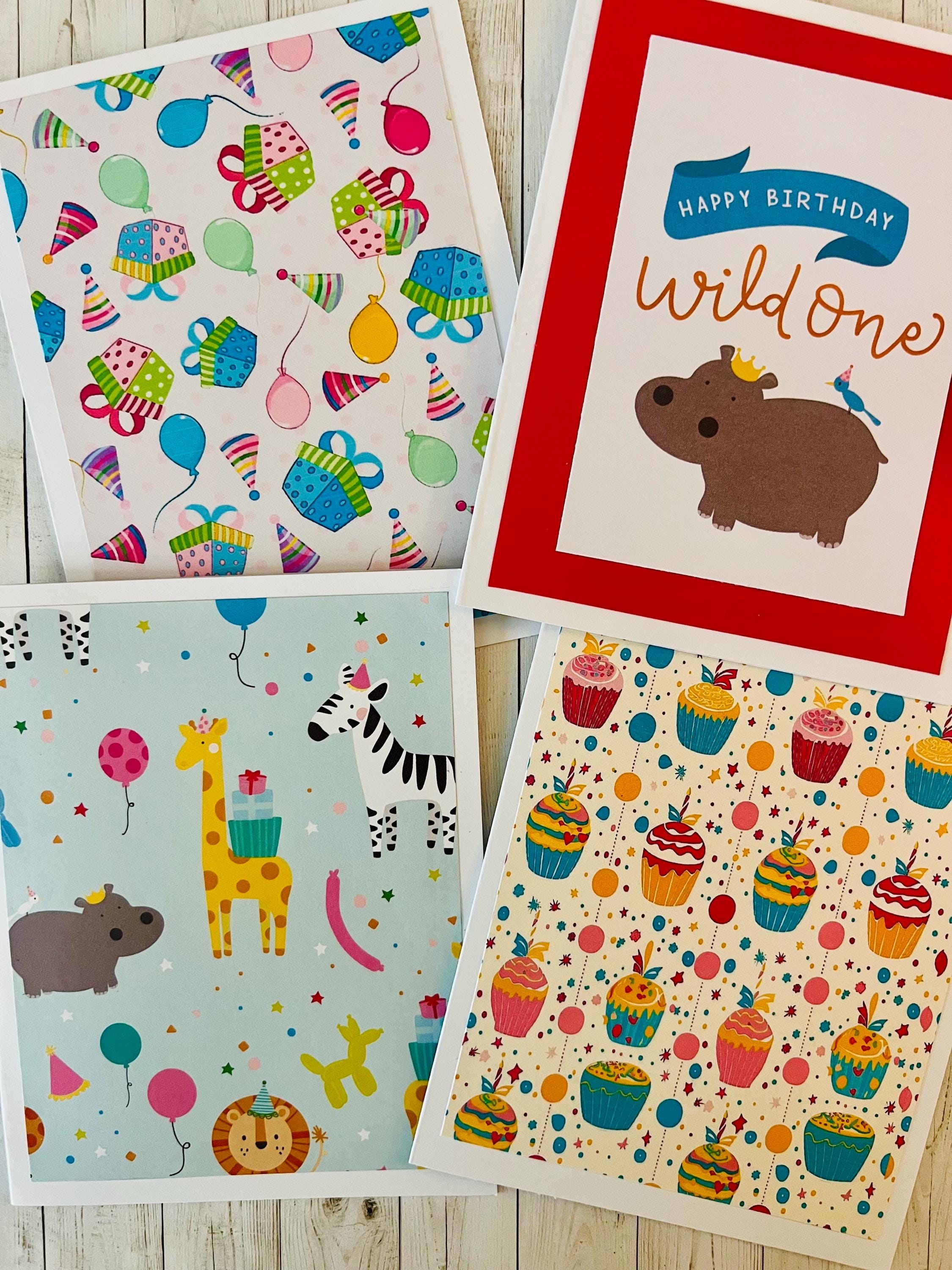 Birthday Card Pack, Set of 10 Handmade Birthday Cards, Assorted Card ...