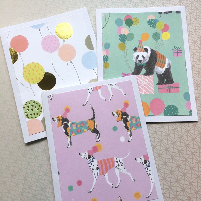 Birthday Cards Set of 10 Handmade Birthday Cards Assorted - Etsy