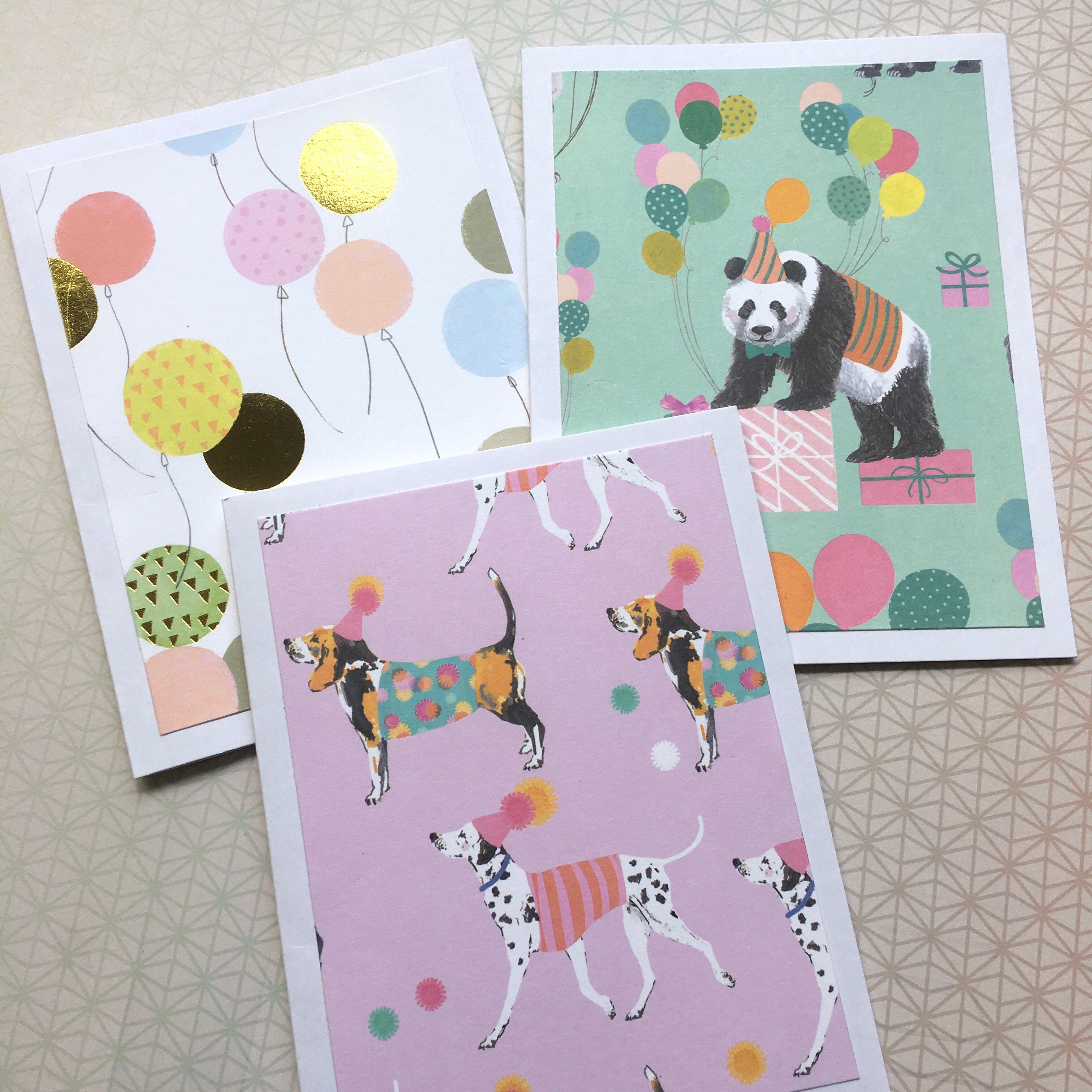 Birthday Cards, Set of 10 Handmade Birthday Cards, Assorted Card Set ...