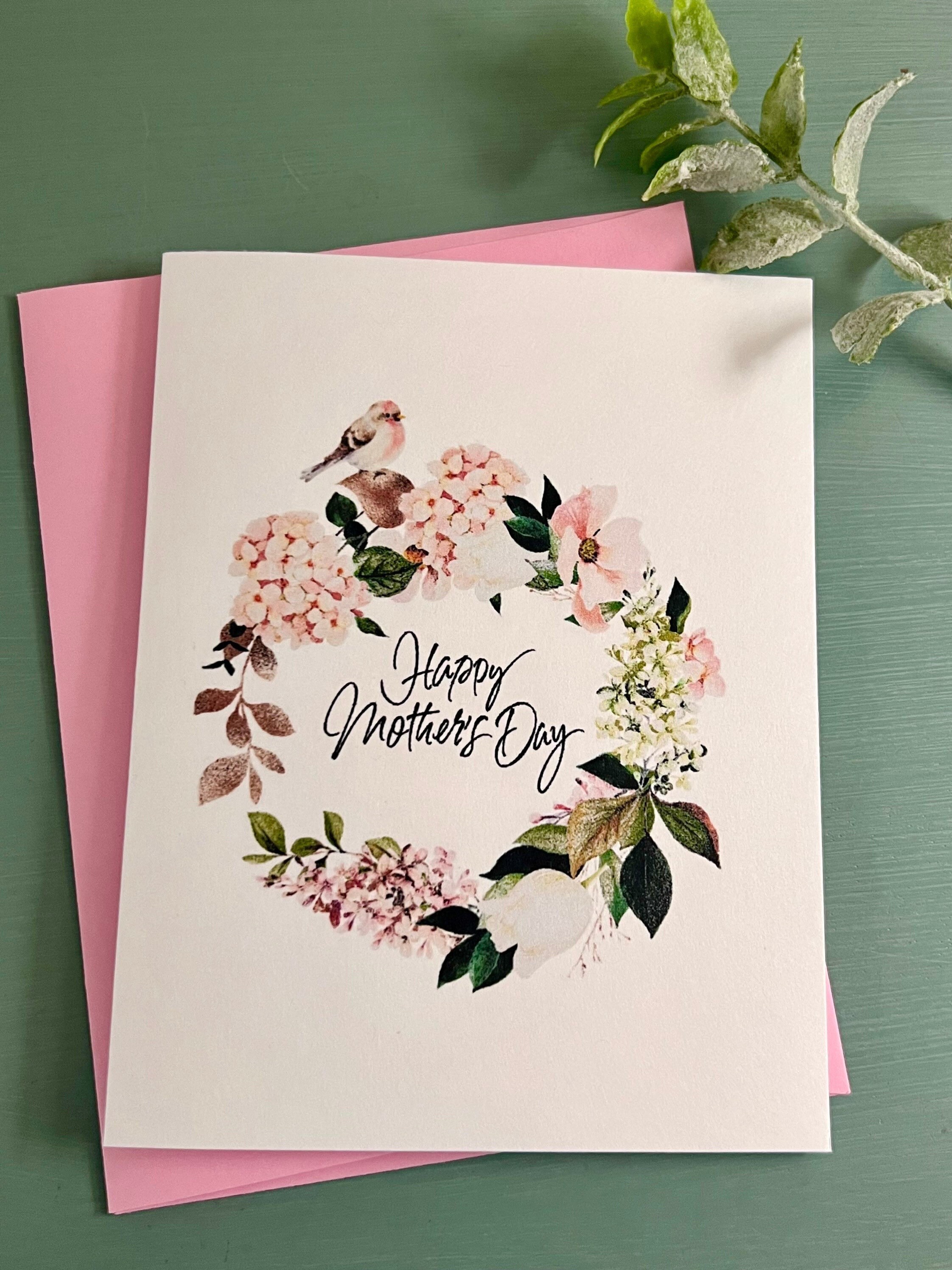 Mothers Day Card Set, Assorted Cards, Watercolor Flowers Mother’s Day ...