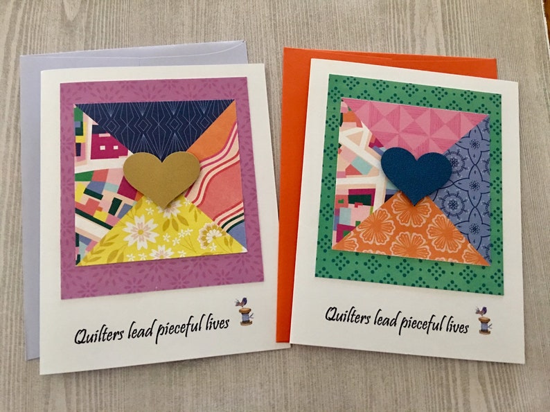 Quilter Cards Quilting Note Cards Handmade Card for Quilter Etsy