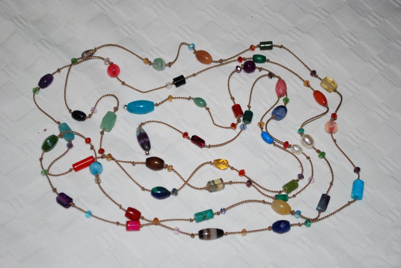 the Wendy lariat necklace
