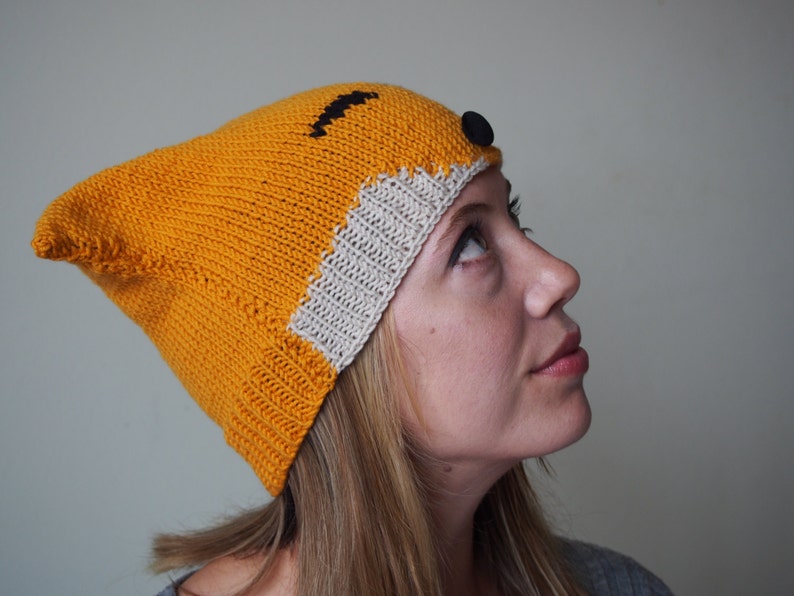 fox hat knitting pattern pattern for women men girls boys fox beanie pattern image 3