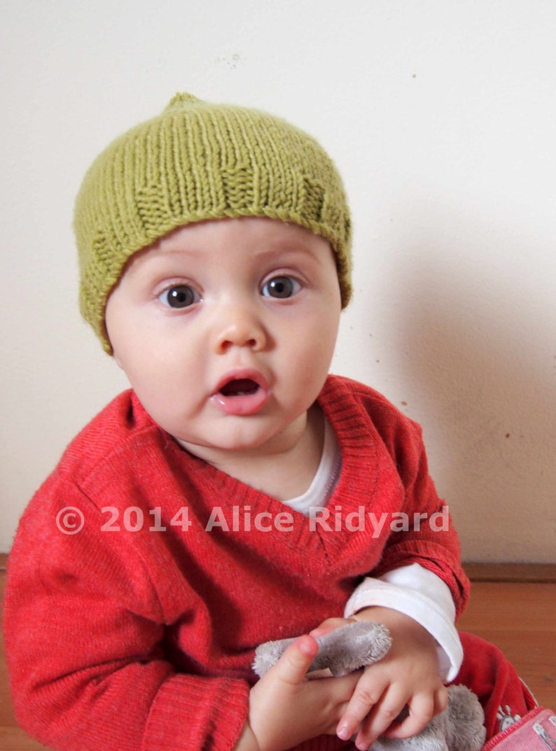 Gumnut Baby Pixie Hat Pattern Pdf Knit Pattern Easy Newborn and Baby