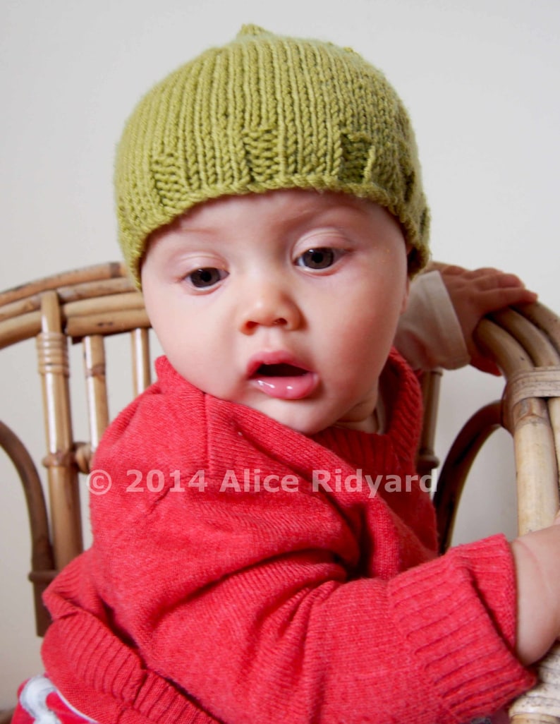 Gumnut Baby Pixie Hat Pattern Pdf Knit Pattern Easy Newborn and Baby