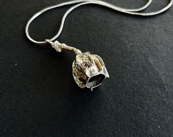 silver gumnut necklace - sterling silver Australian jewellery