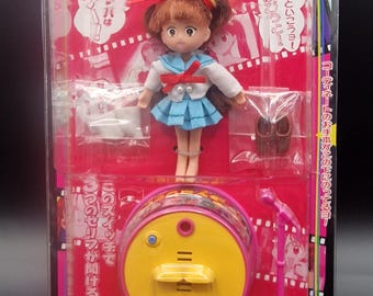 Vintage BNIB 1996 Tomy Kodomo no Omocha Shabecot Sana Kurata Kodocha Anime Talking Figure doll
