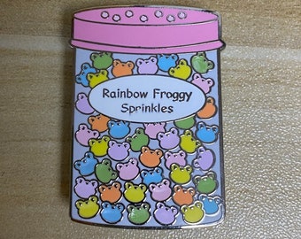 Rainbow Froggy Sprinkles Pin