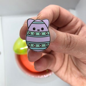 Sale Easter Egg Kitty Enamel Pin