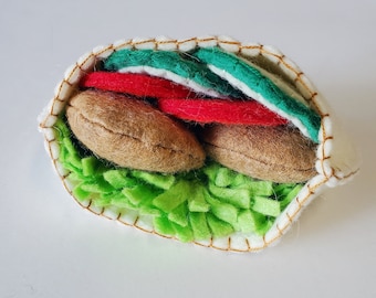 Pita Pocket Felt Food Sandwich