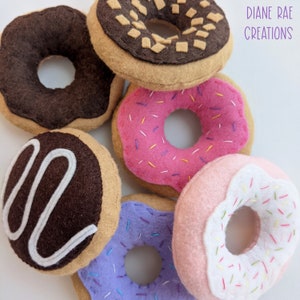 Felt Food Donuts, Pretend Play Bakery