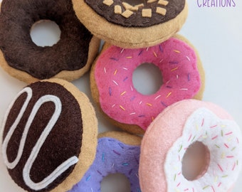 Felt Food Donuts, Pretend Play Bakery