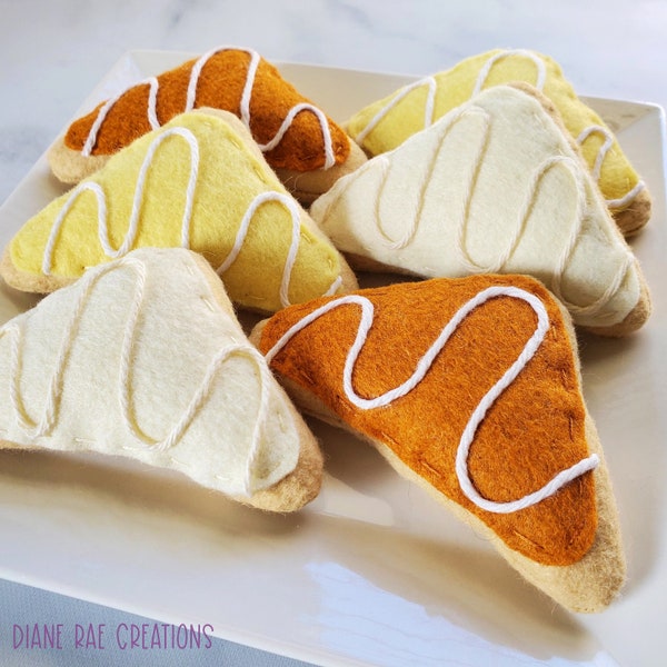 Felt Scone Pastry, Pretend Play Kitchen