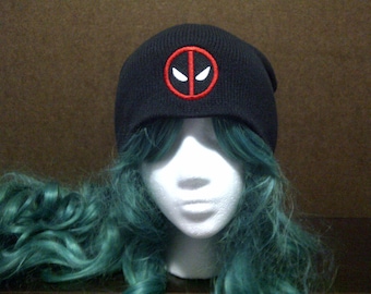 Deadpool inspired beanie skull cap